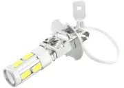 S08201012, Автолампа диод H3 12V 8 SMD + 1 HP диоды 1-конт Белая SKYWAY (в компл. 2 шт.)