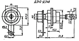 Диод 10A 100V Д242(А)