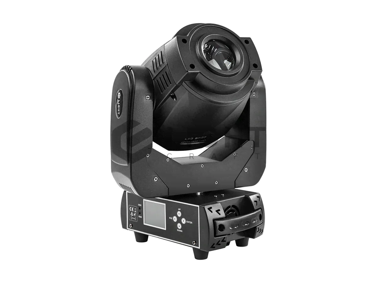 LightCraft Spot 90W - вращающаяся голова типа Spot. Источник света диод 90Вт. Вращение Pan : 540° /-0