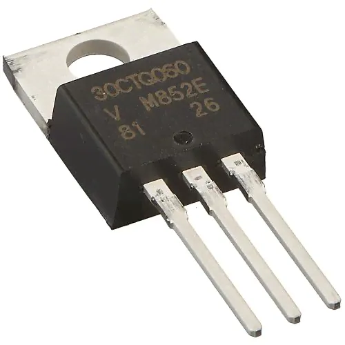 VS-30CTQ060-M3, TO-220, Диод Шоттки x2, 60V, 2x15A, 0.56V,общий катод - Диоды Шоттки сборка 60В