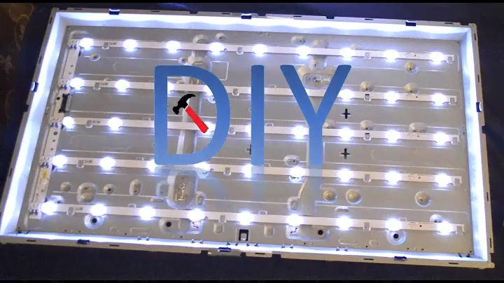 Repairing LED back-light using SMD and DIP led - Samsung 32"