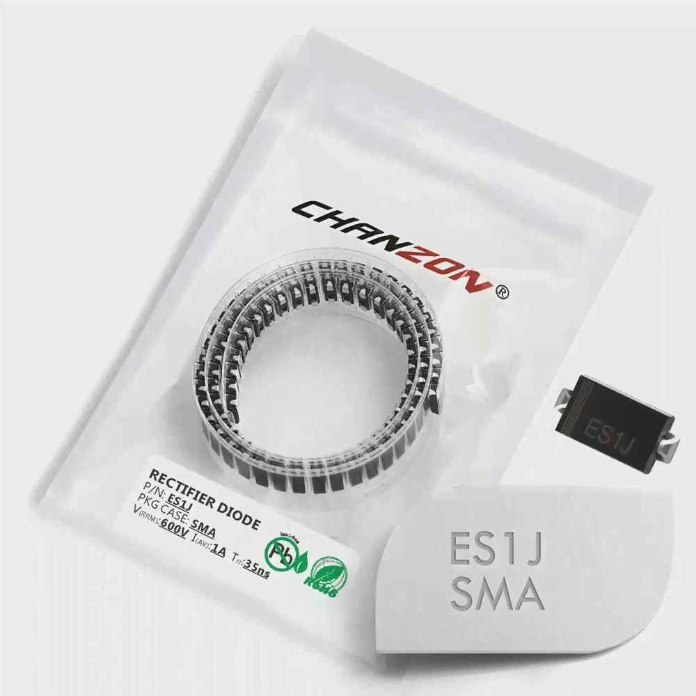 100 шт ES1J SMD Выпрямительный диод сверхбыстрого восстановления 1A 600V 35ns SMA DO-214AC Диоды на 1 Ампер 600 Вольт